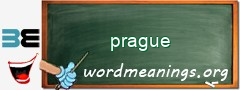 WordMeaning blackboard for prague